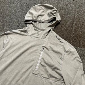 Municipal Sport Utility Gear Hoodie Men Medium Pullover Sweatshirt Lightweight